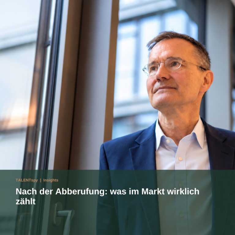 Nach der Abberufung: was im Markt wirklich zählt