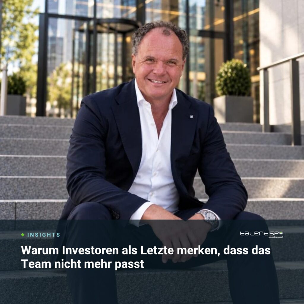 Warum Investoren als Letzte merken, dass das Team nicht mehr passt
