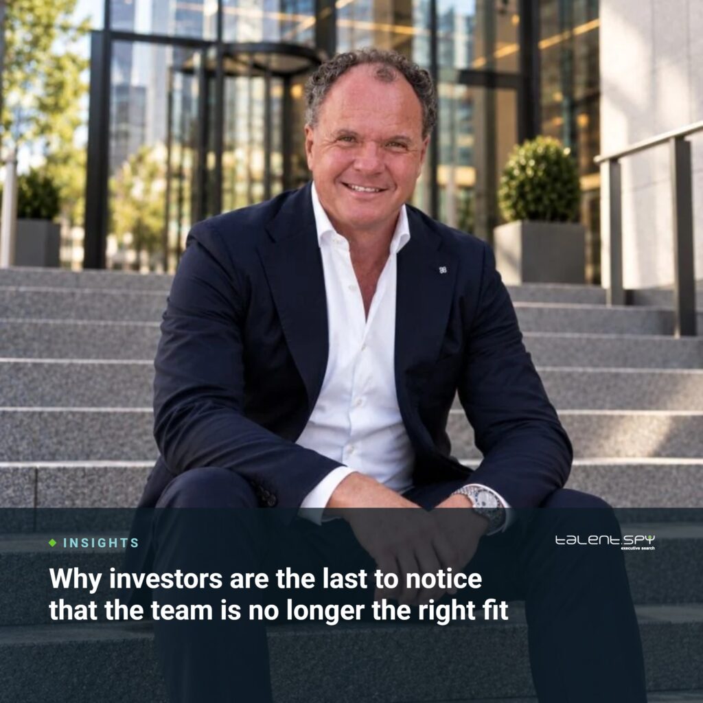 Why investors are the last to notice that the team is no longer the right fit