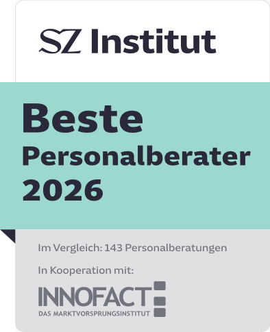SZ Institut in Kooperation mit Innofact: Beste Personalberater 2026